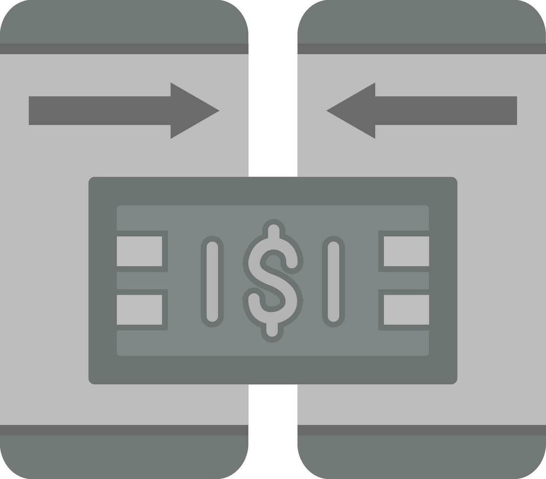 geld overmaken vector icon