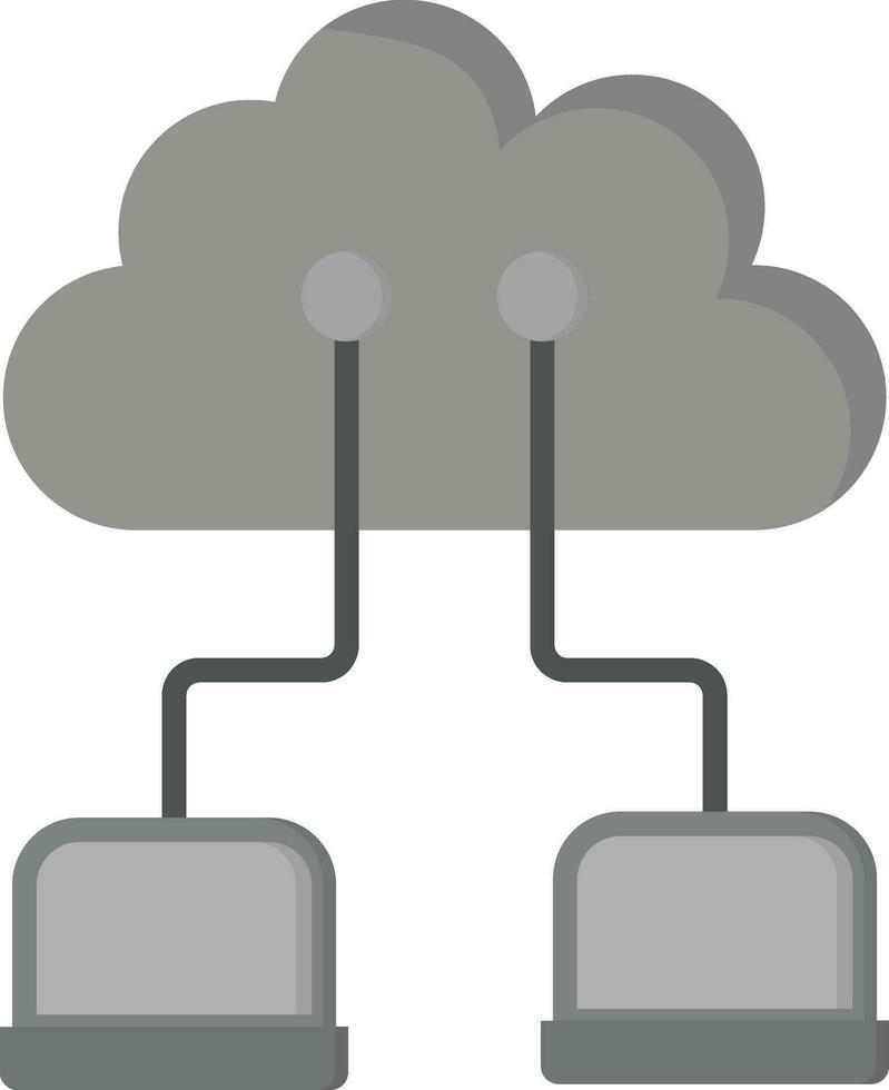 wolk netwerk vector icoon