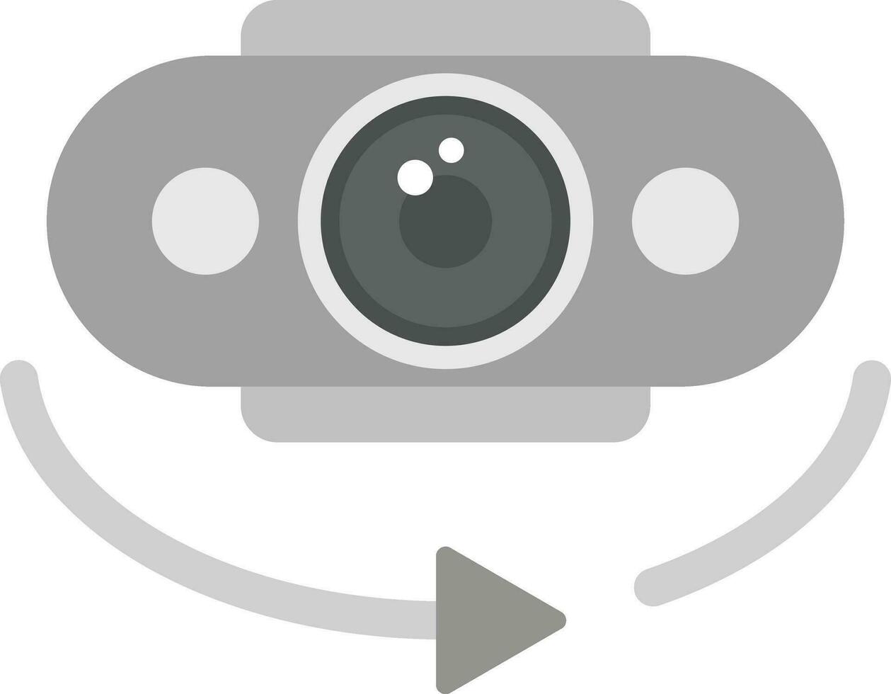 3d camera vector icoon