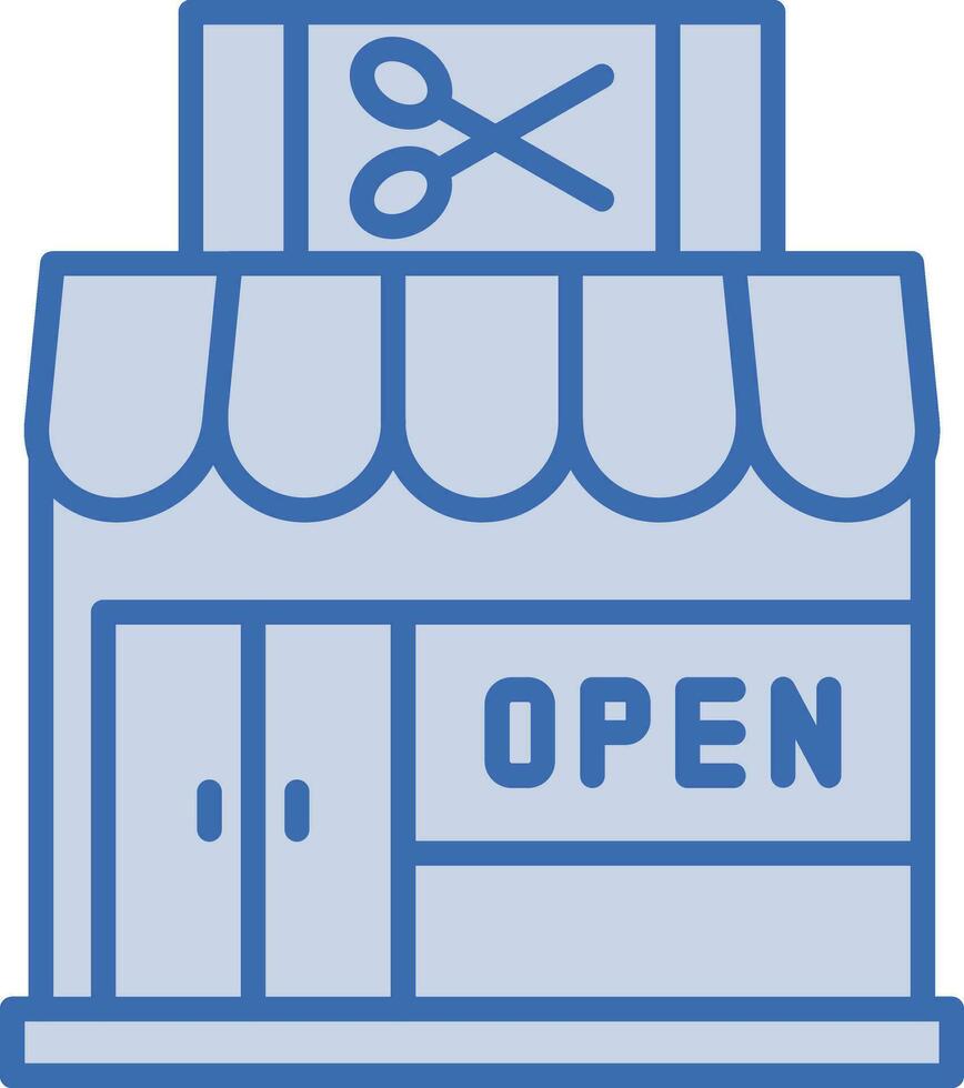 Open winkel vector icoon