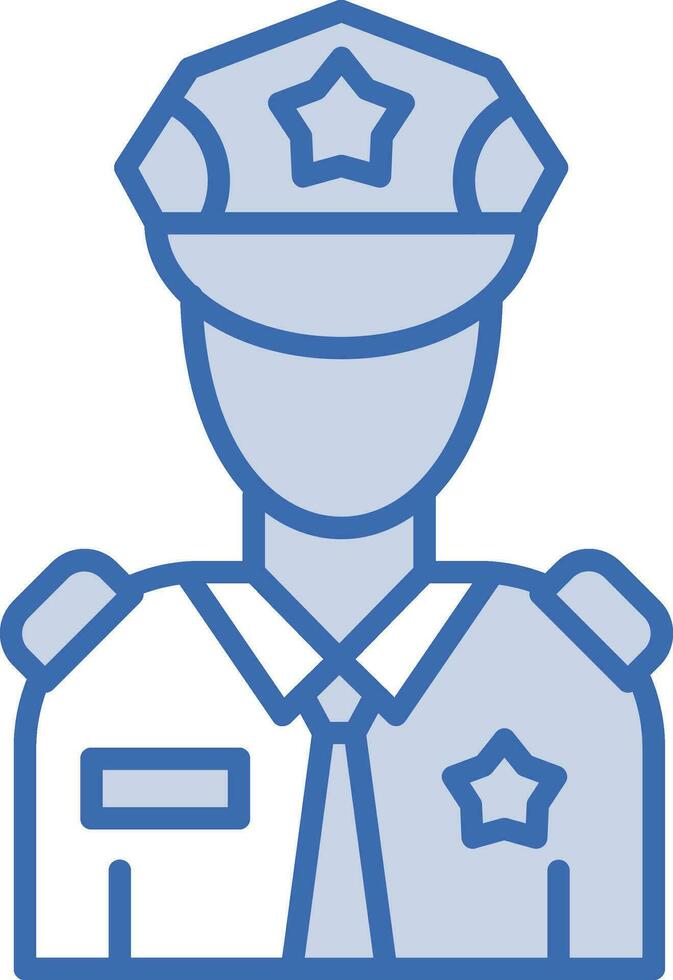 officier vector pictogram