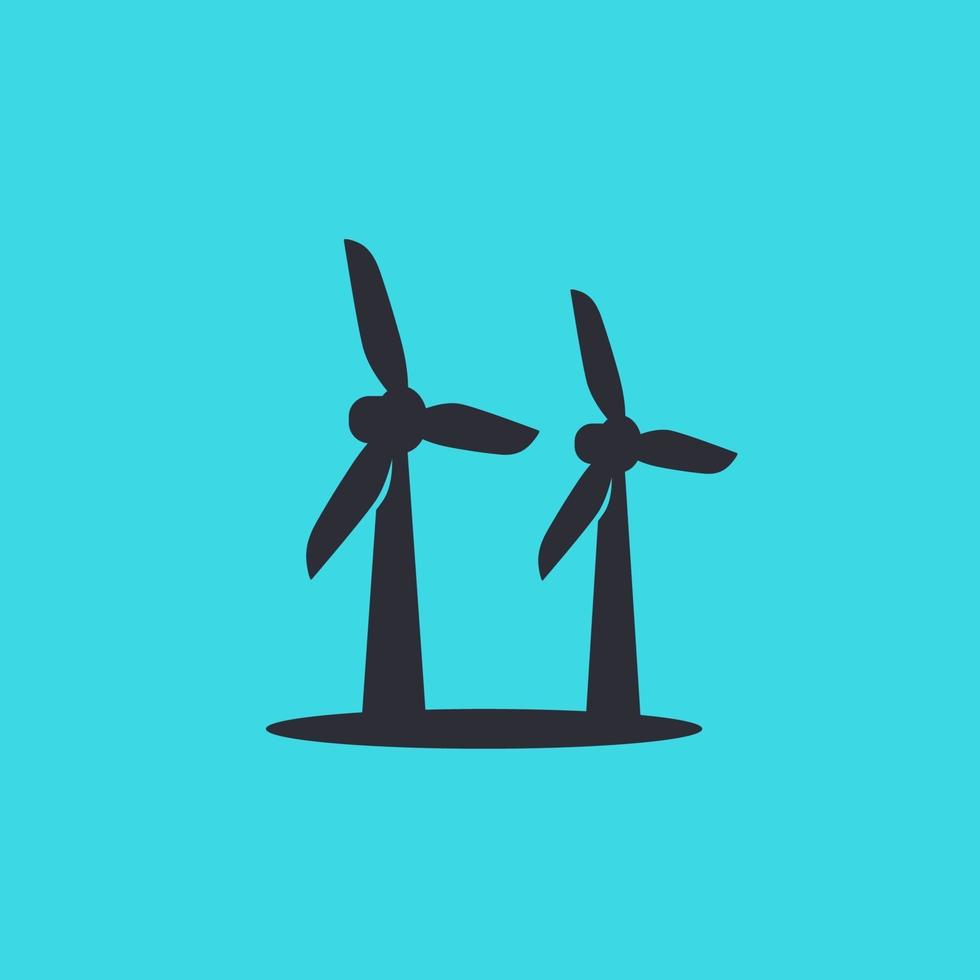 windturbines vector icon