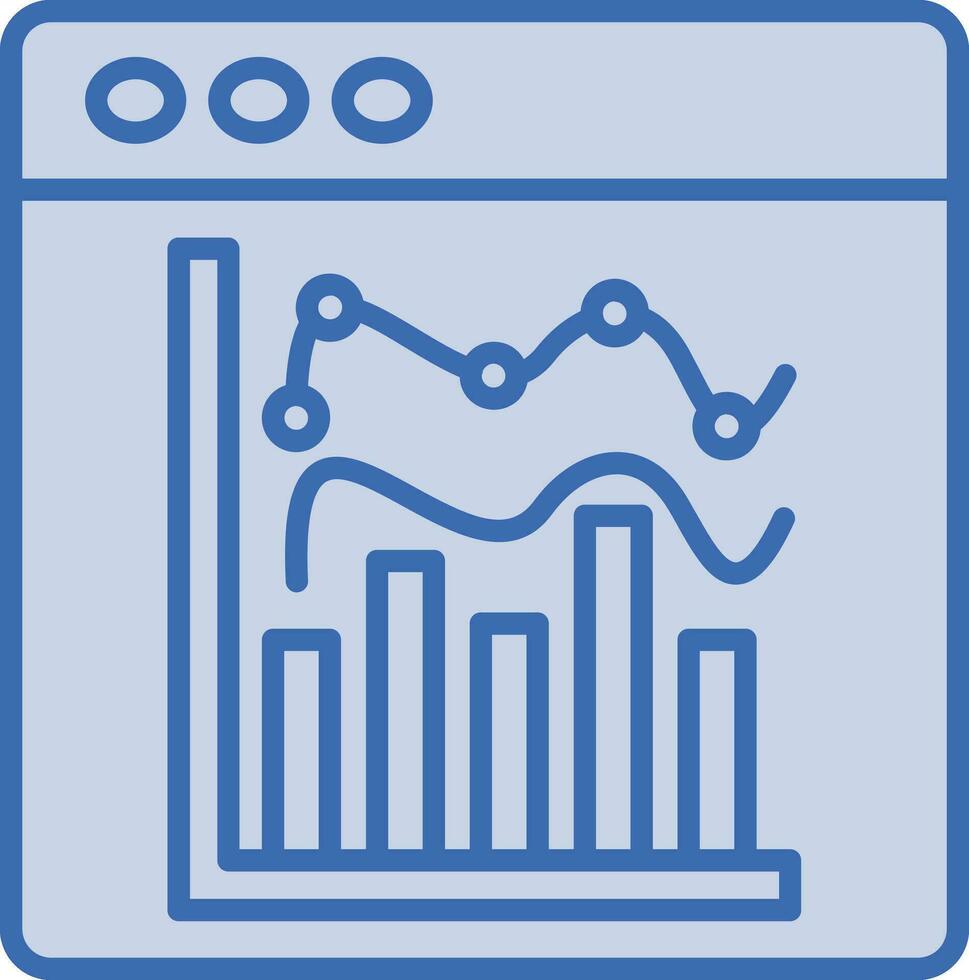 statistisch diagram vector icoon