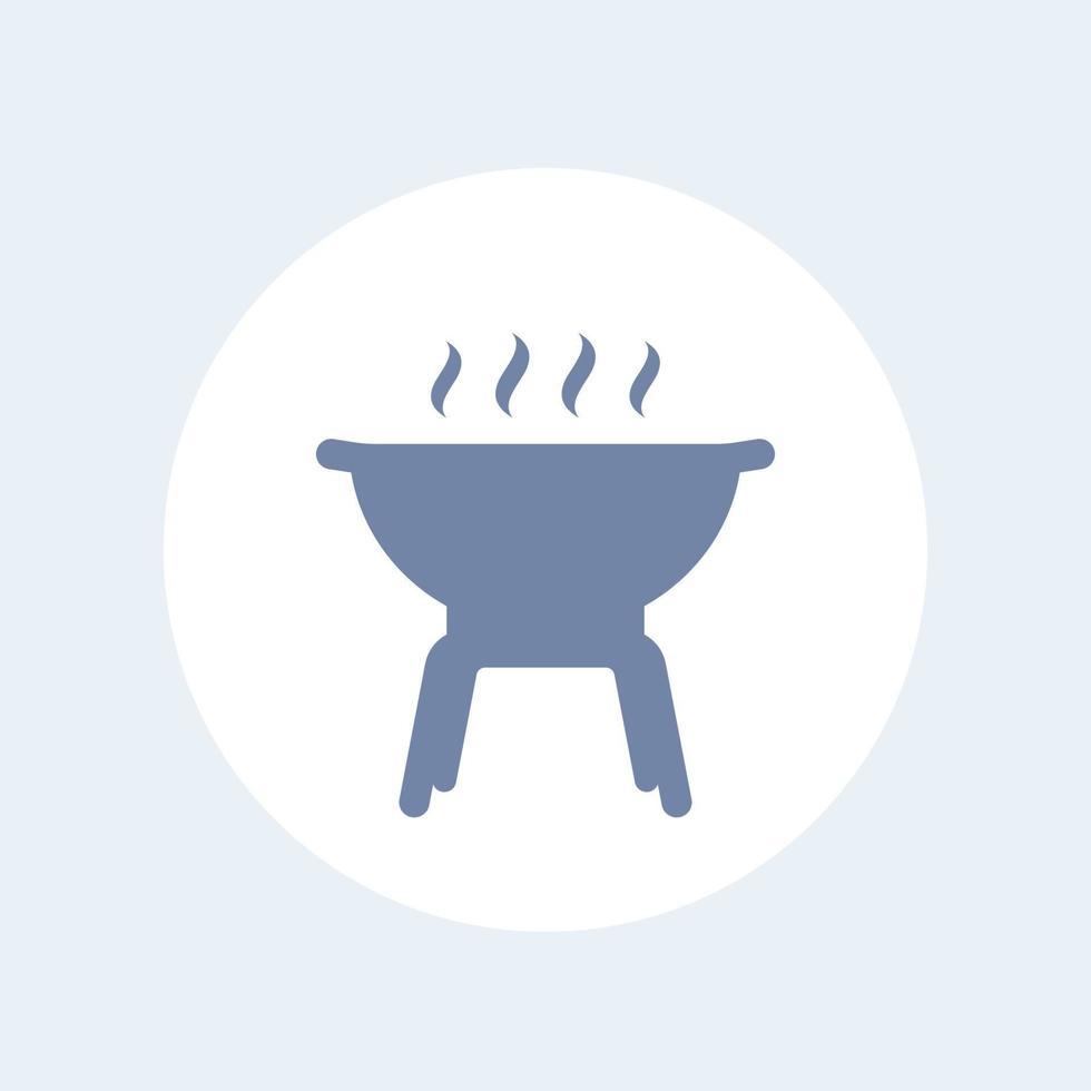barbecue grill icoon vector