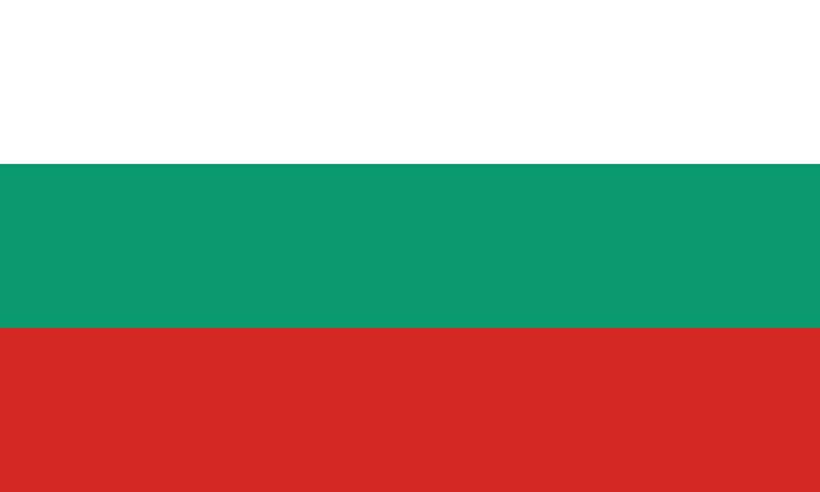vlak illustratie van bulgarije vlag. bulgarije vlag ontwerp. vector