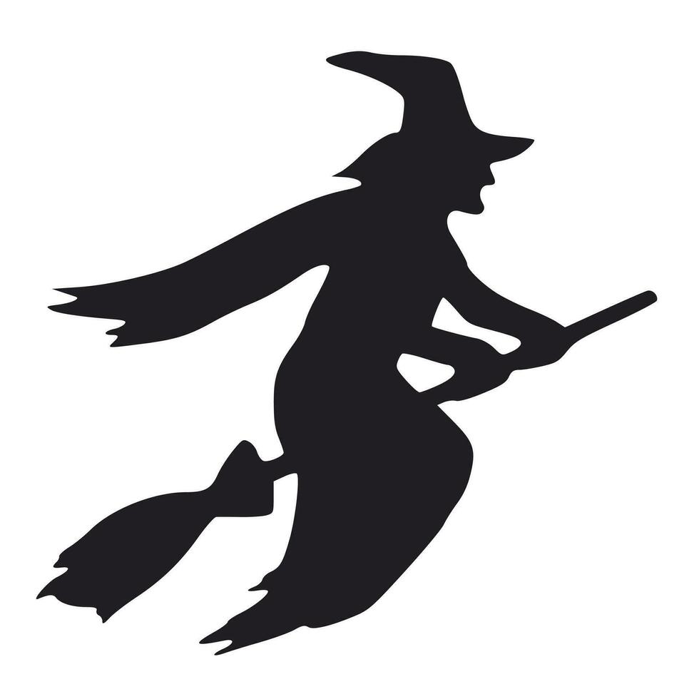 eng vector silhouetten voor halloween