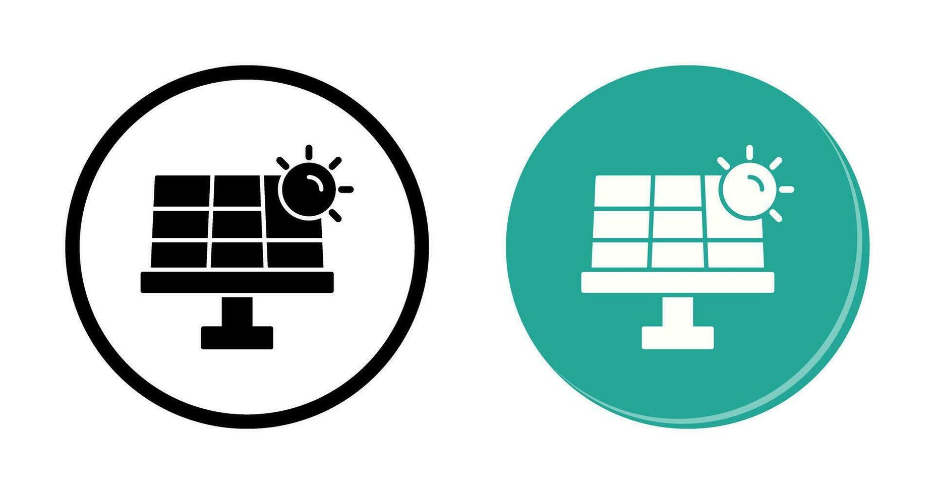 zonne-energie vector pictogram