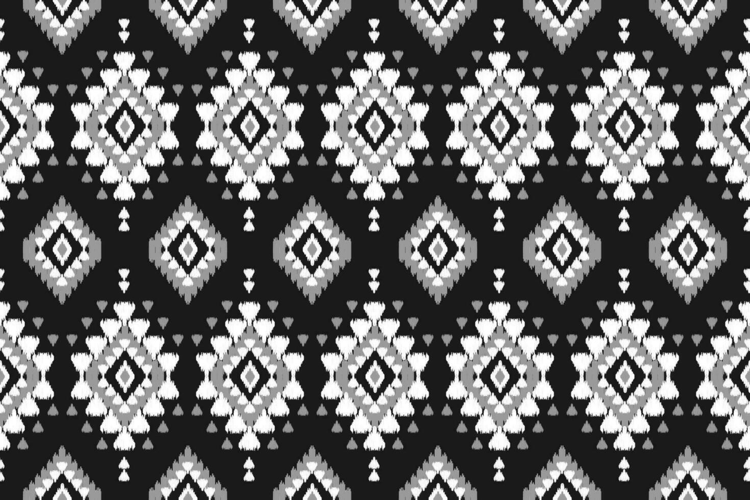 etnisch ikat naadloos patroon in stam. aztec meetkundig etnisch ornament afdrukken. ikat patroon stijl. vector