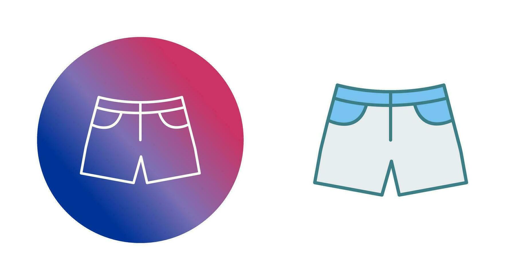 korte broek vector pictogram