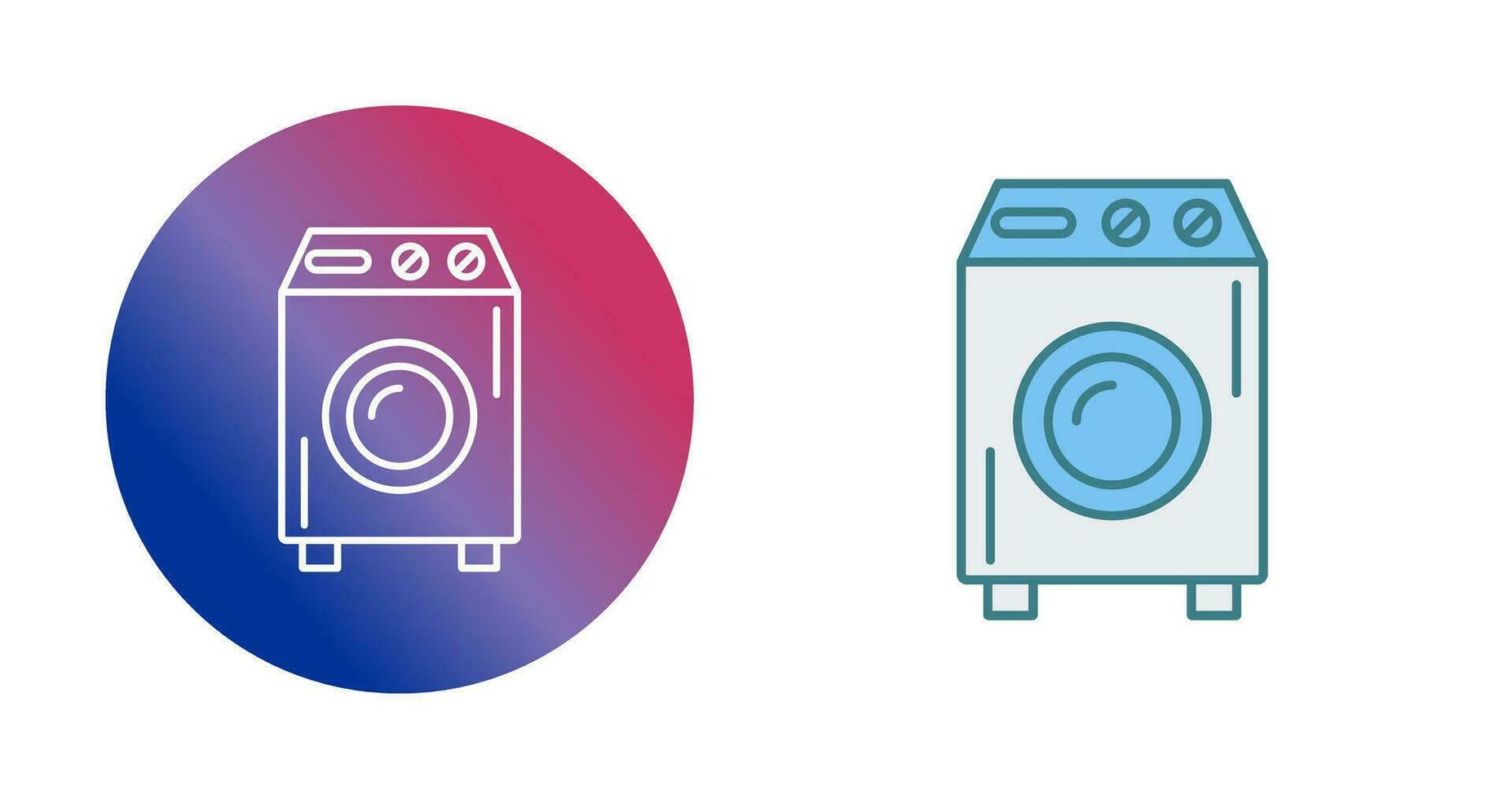 wasmachine vector pictogram