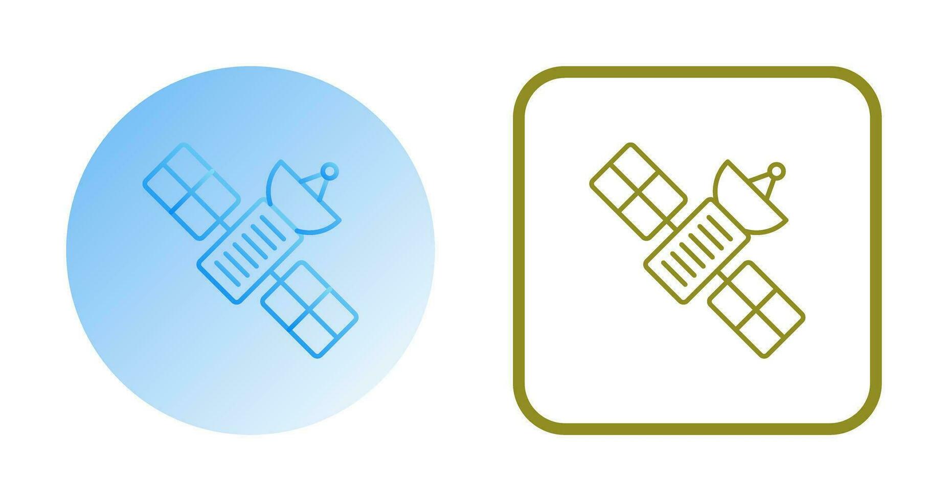 satelliet vector pictogram