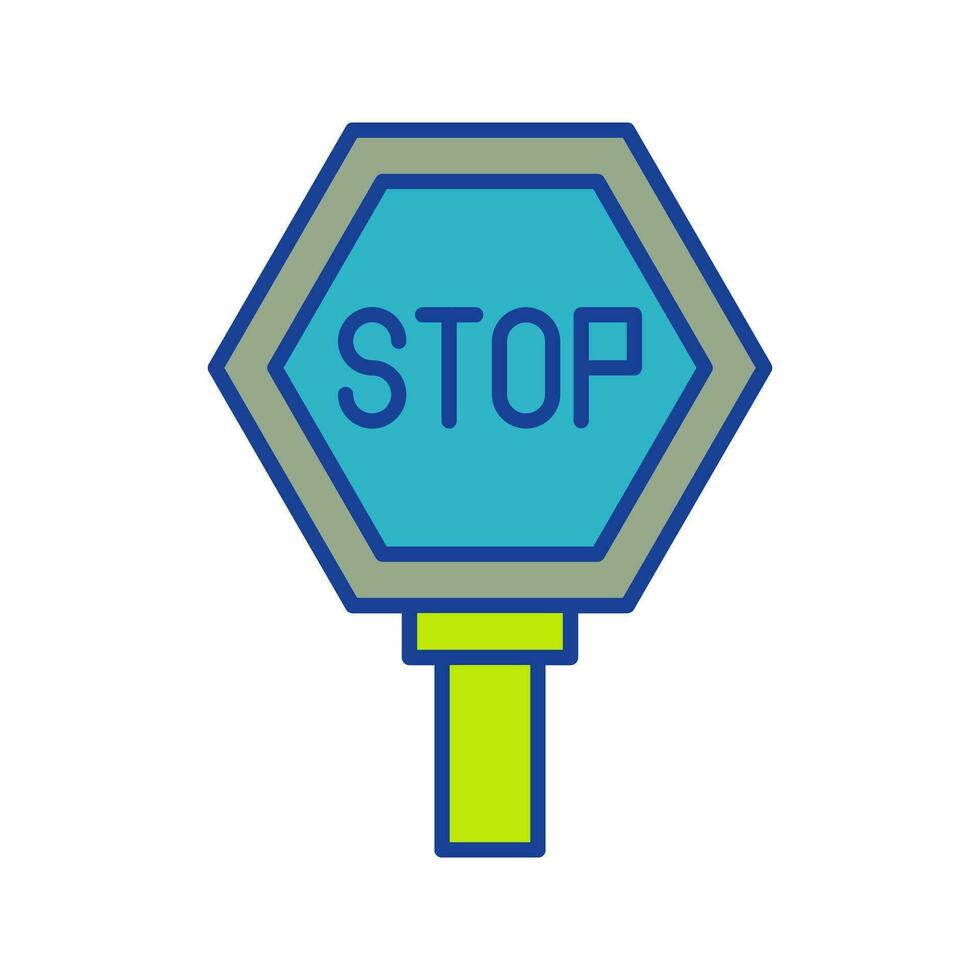 stopbord vector pictogram