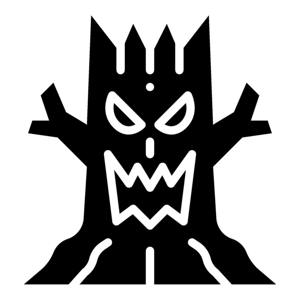 monster boom solide pictogram, vector en illustratie