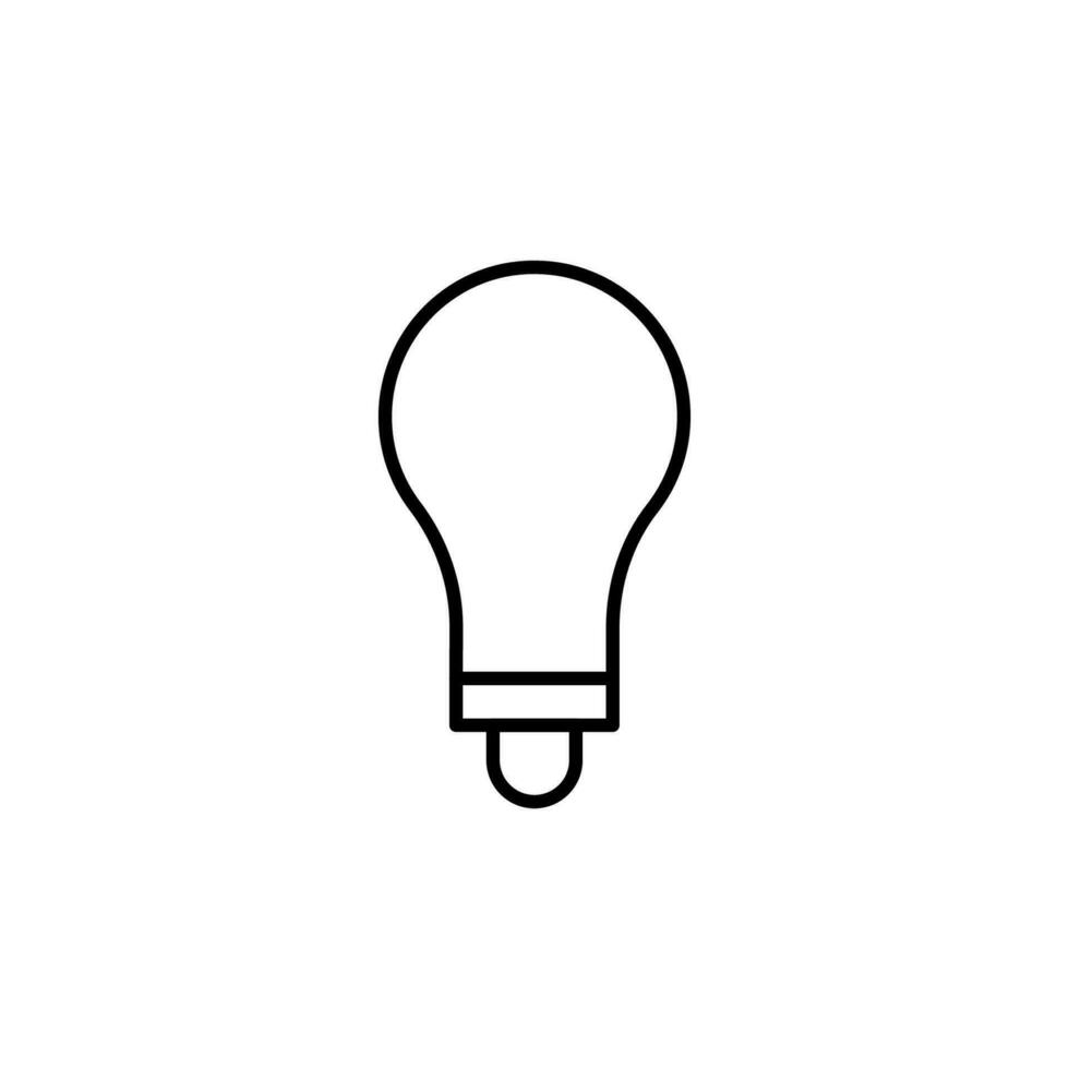 lamp dun lijn afbeelding. perfect voor ontwerp, infografieken, web plaatsen, apps. vector