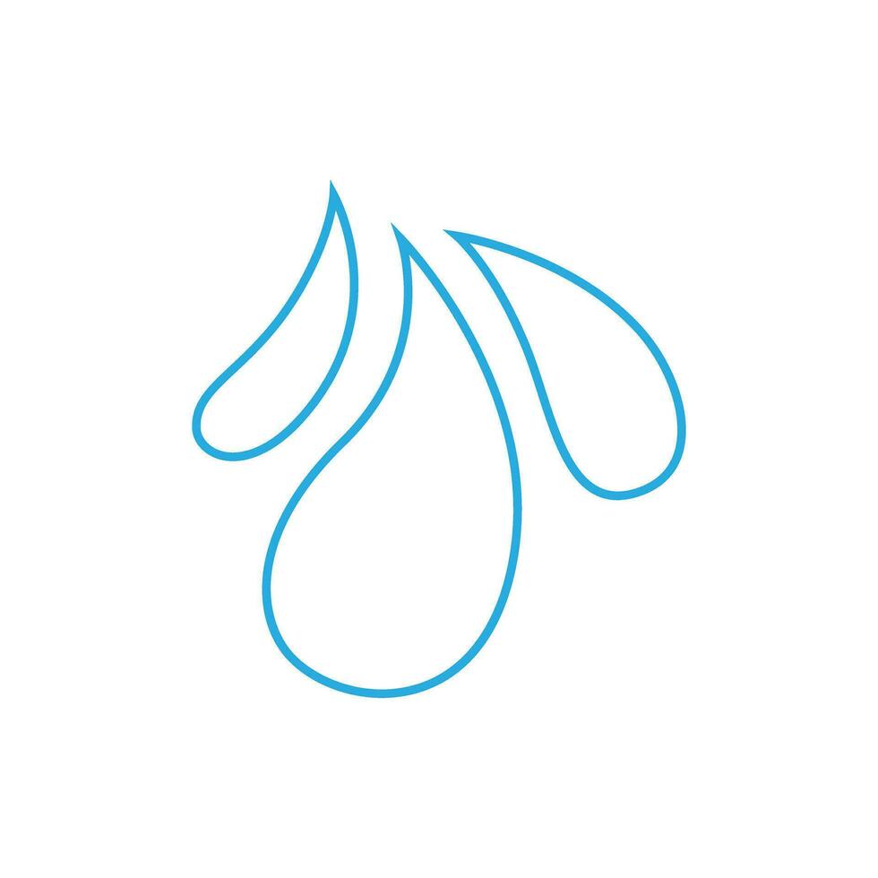 water druppels icoon vector. water illustratie teken. verstuiven symbool. oceaan logo. zee markering. vector