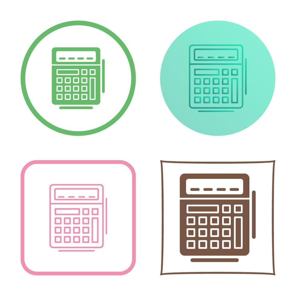 rekenmachine vector pictogram