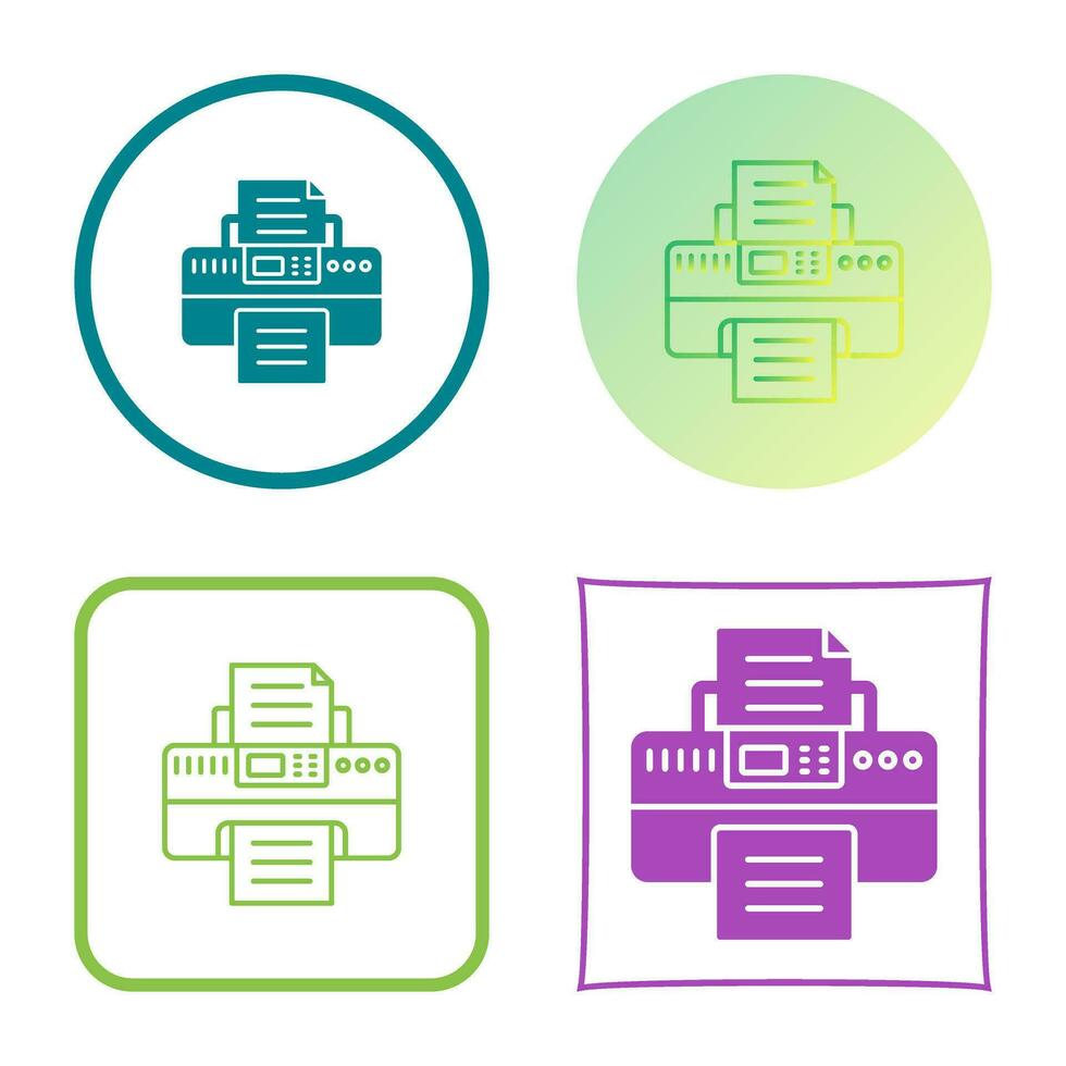 printer vector pictogram