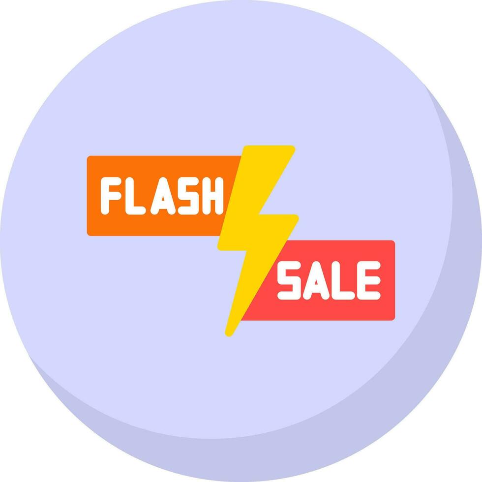 flash uitverkoop bliksem vector icoon ontwerp