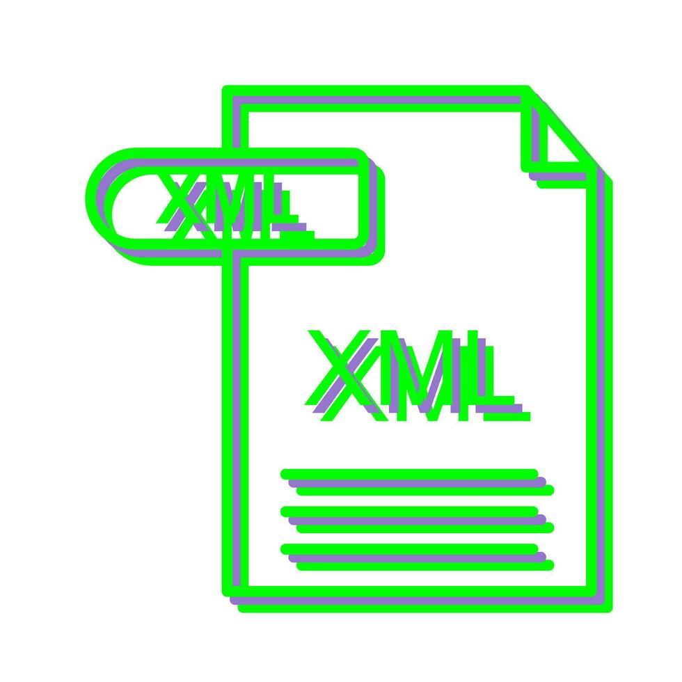 xml vector icoon