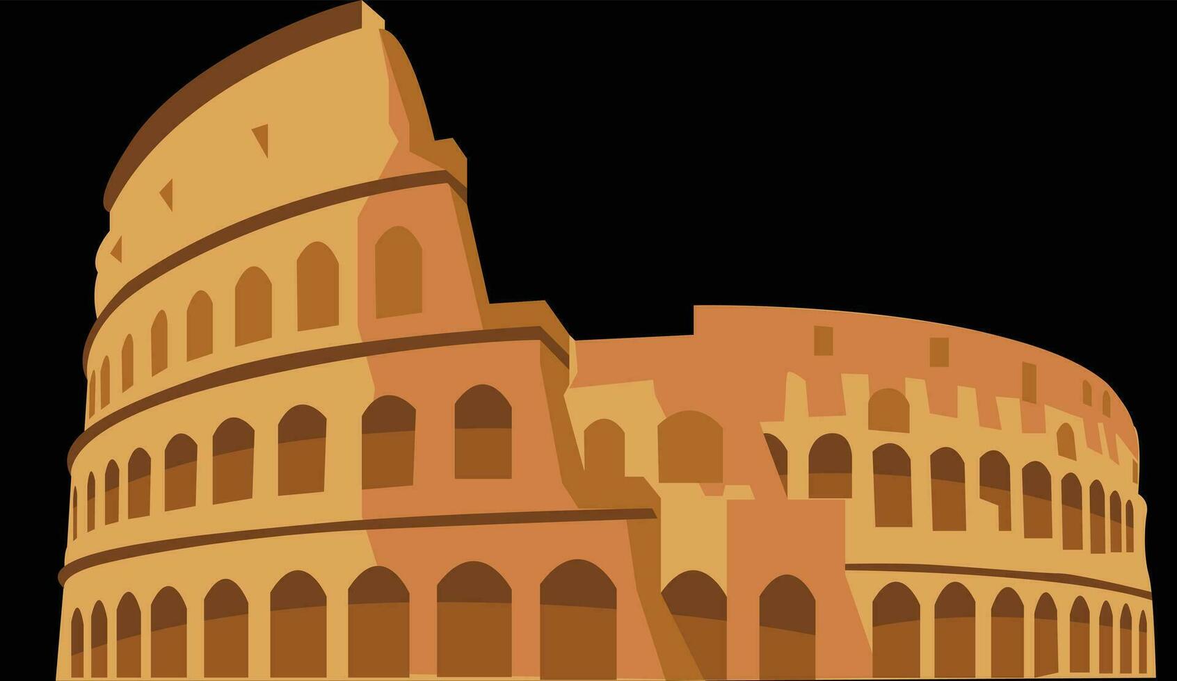 colosseum illustratie ontwerp vector