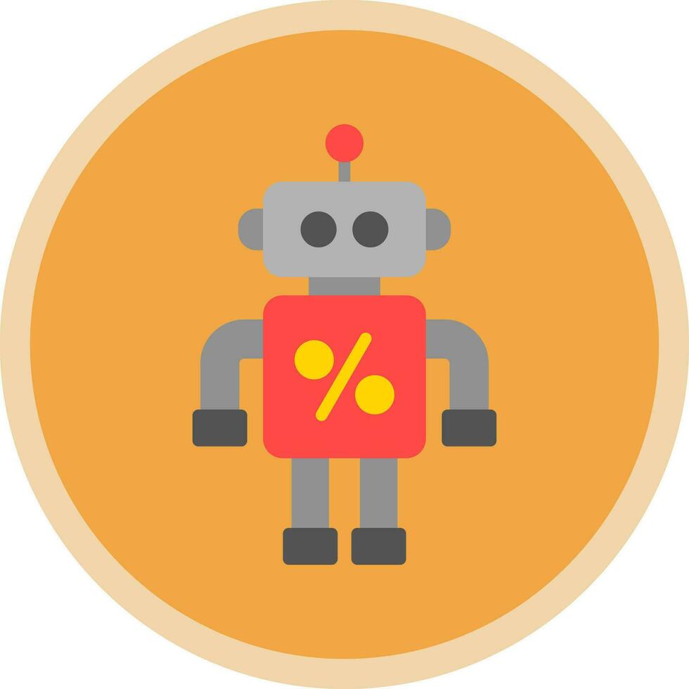 verdisconteerd robot vector icoon ontwerp