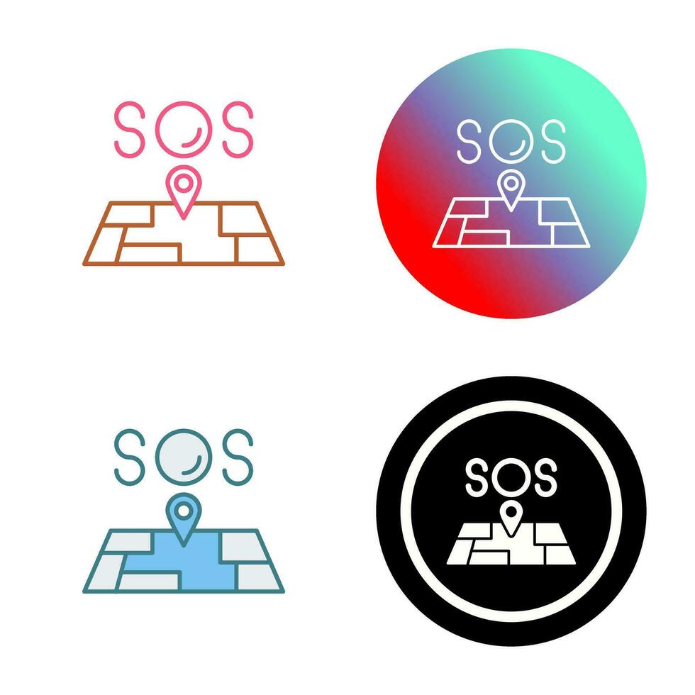 Sos vector icoon