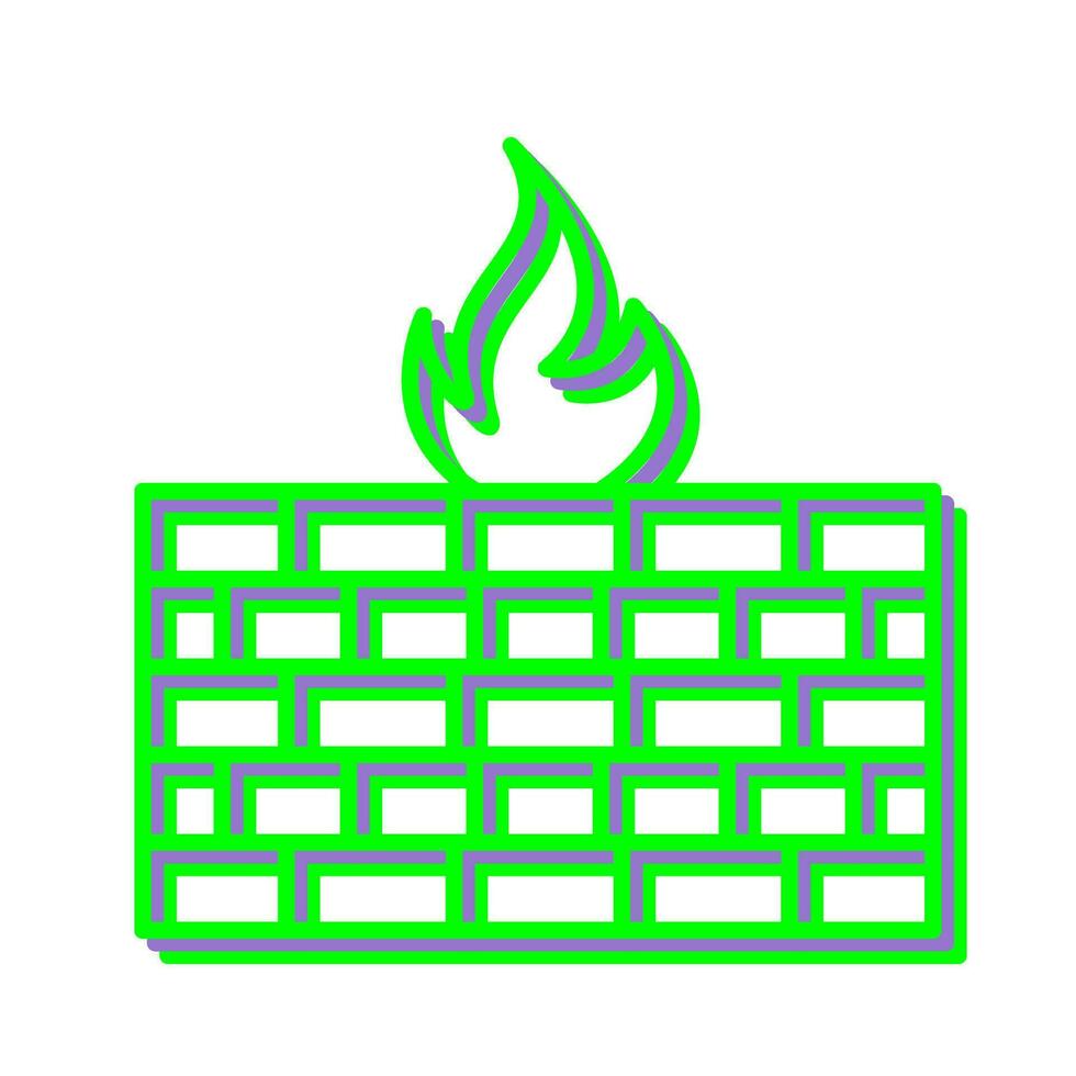 firewall vector pictogram