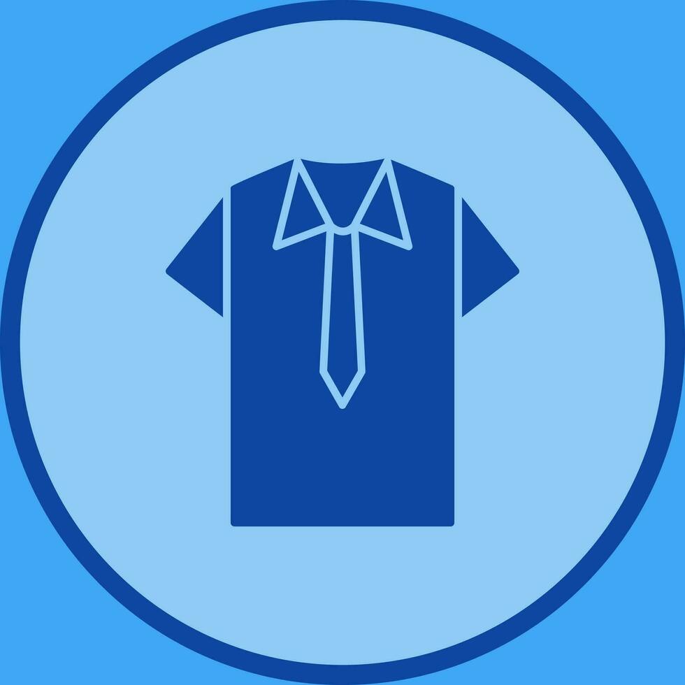overhemd en stropdas vector icoon