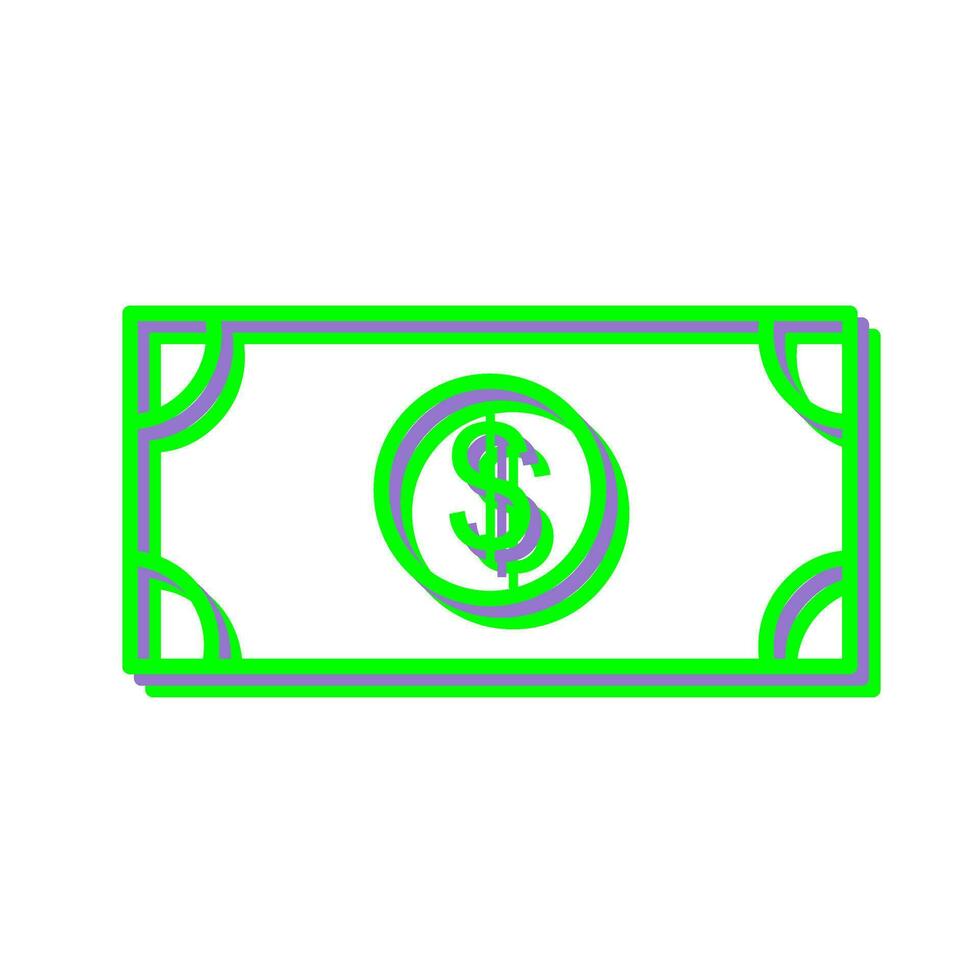 dollar Bill vector icoon