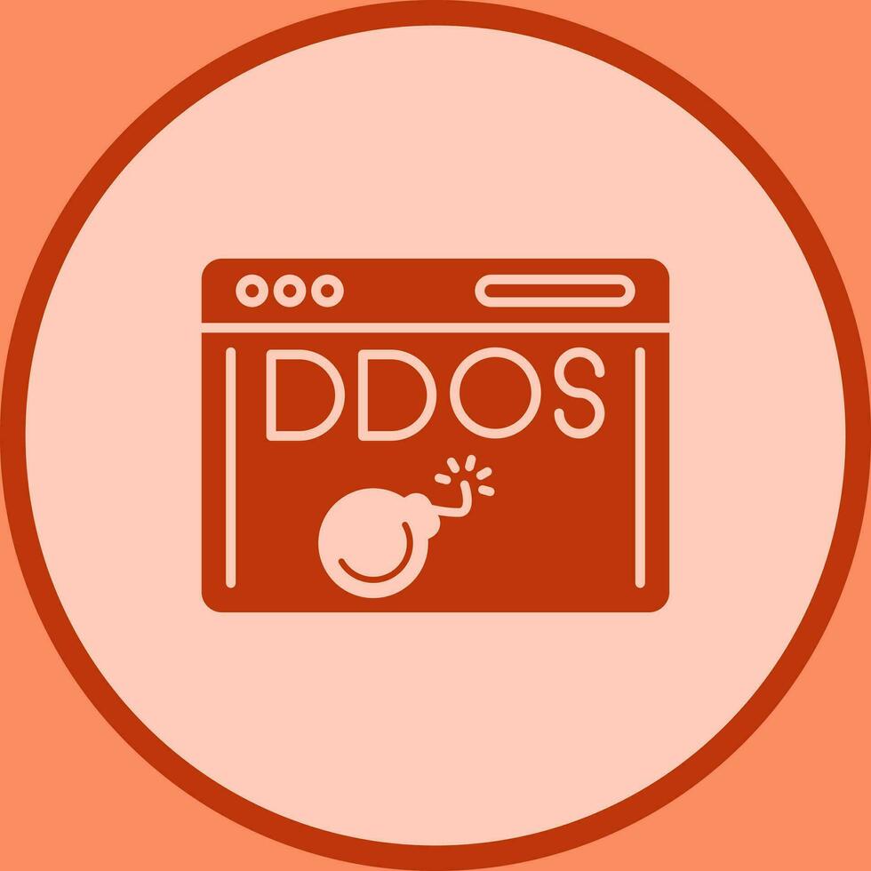 ddos aanval vector icoon