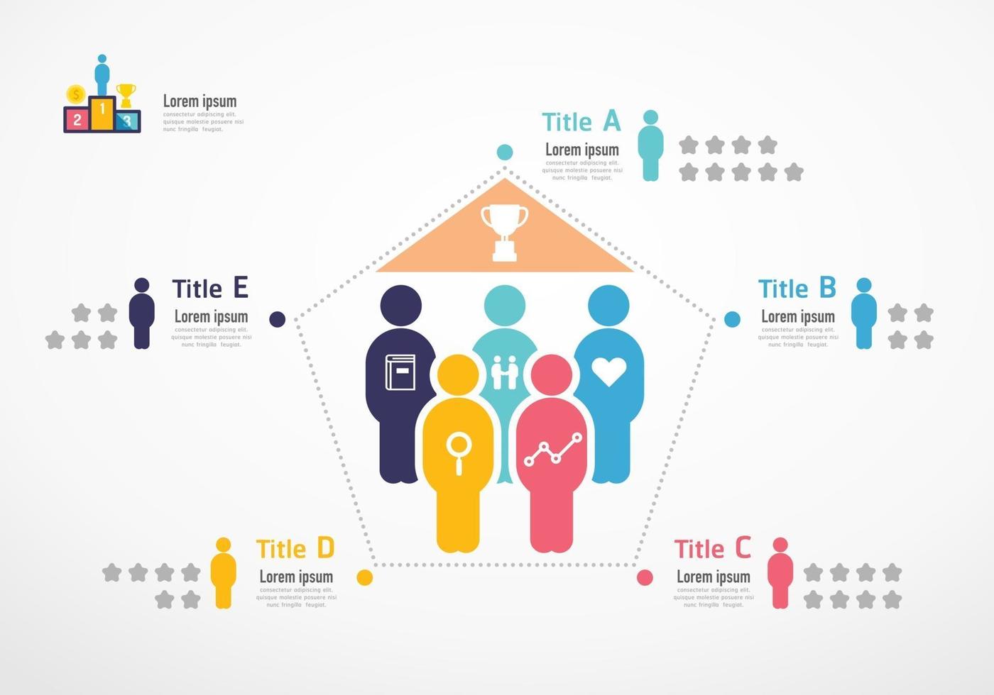 teamworkstep planner 2022 infographic succesconcept. vector