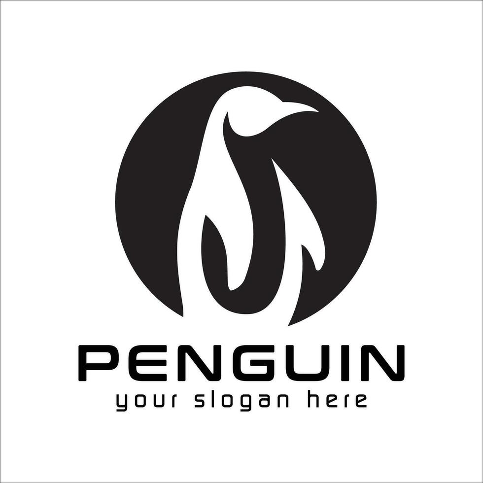 pinguïn logo sjabloon, pinguïn logo element, pinguïn logo vector