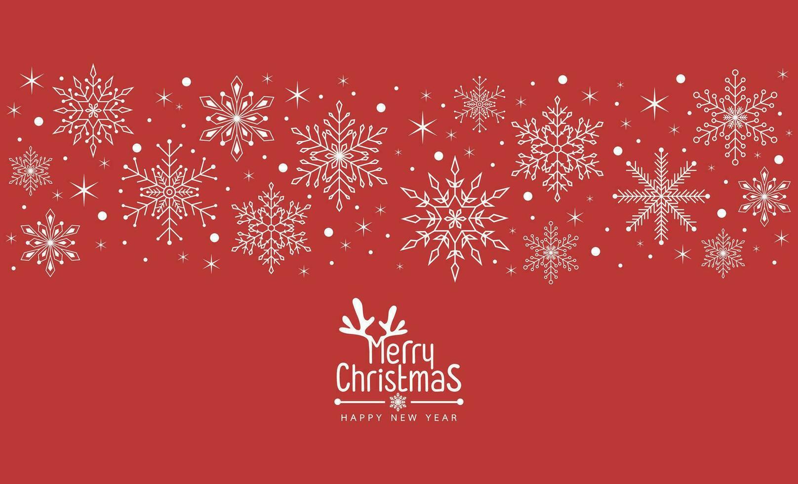 vrolijk Kerstmis achtergrond met sneeuwvlokken, banier, kaart. vector illustratie