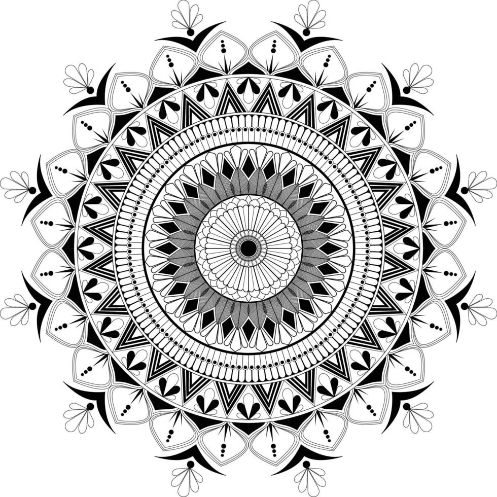 Indiase mandala modern vector