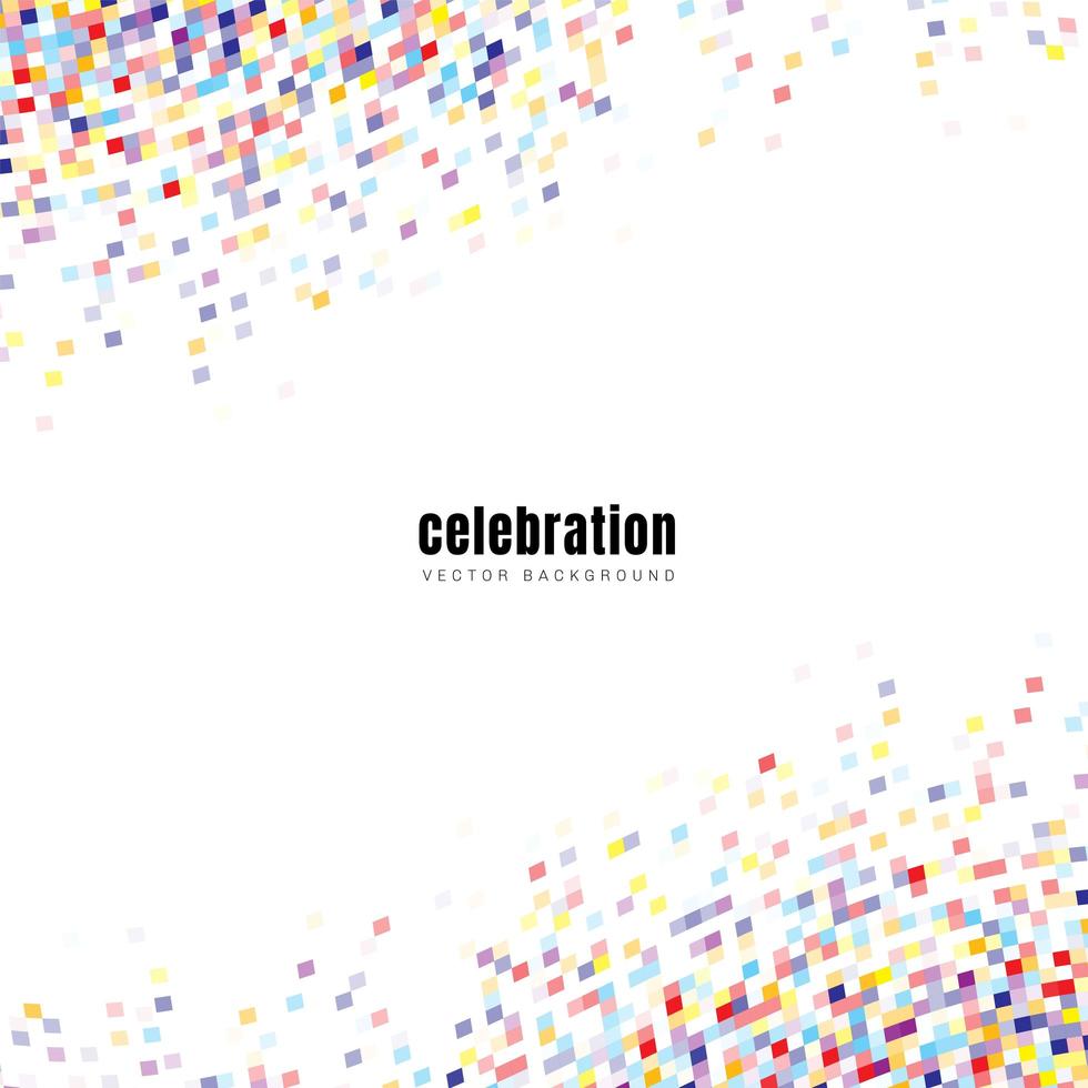 kleurrijke confetti-elementen geïsoleerd op een witte achtergrond vector