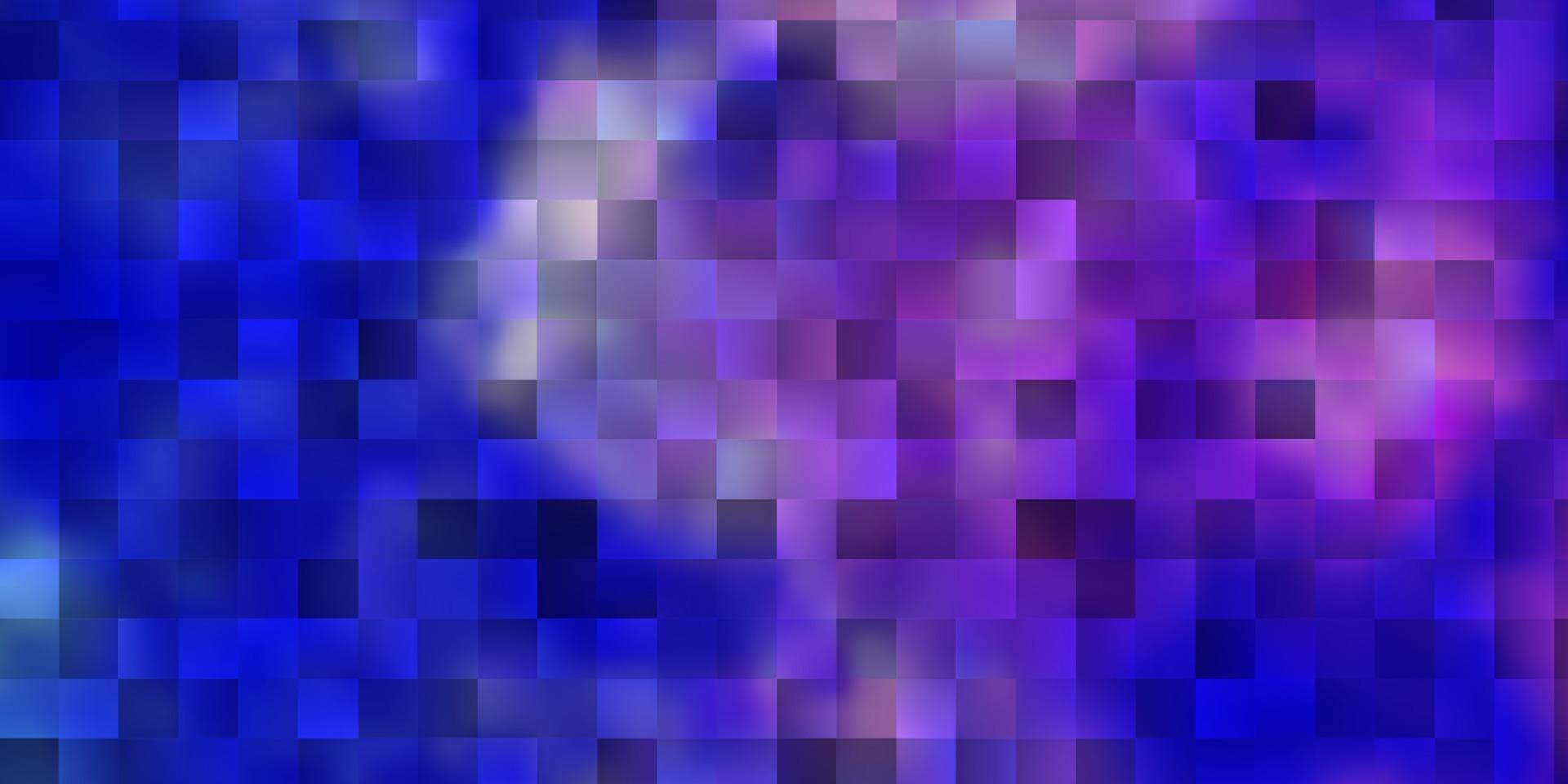 lichtroze, blauwe vectorachtergrond in veelhoekige stijl. vector