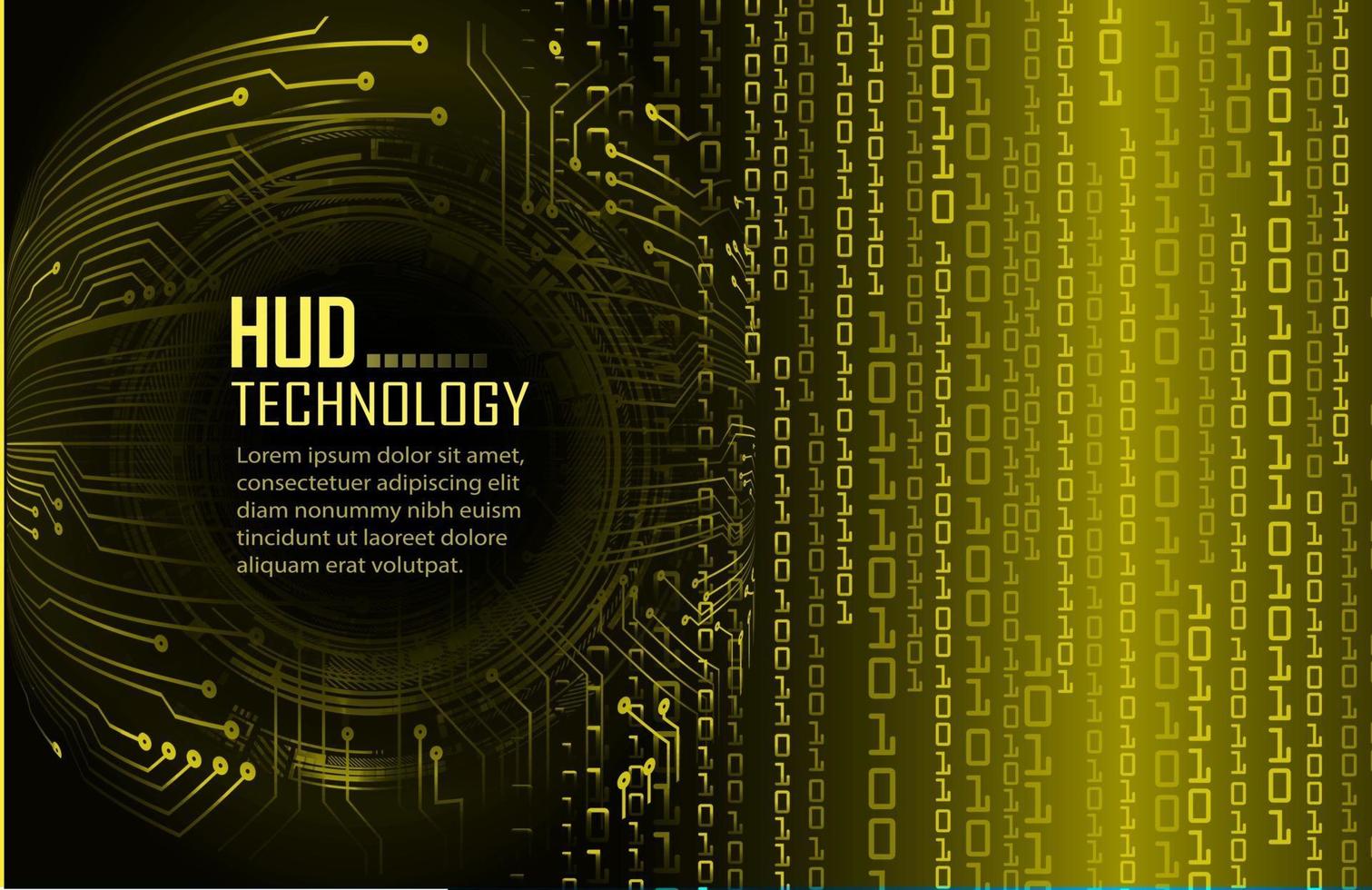 cyber circuit toekomstige technologie concept achtergrond, tekst vector