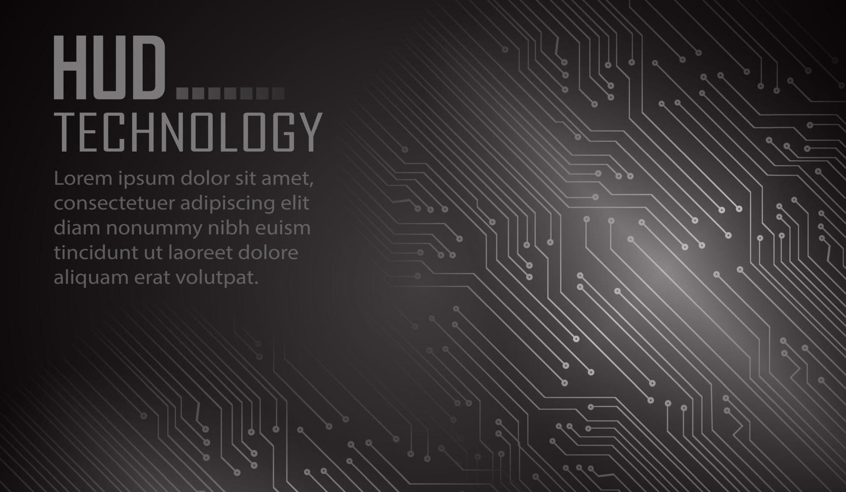 tekst cyber circuit toekomstige technologie concept achtergrond vector