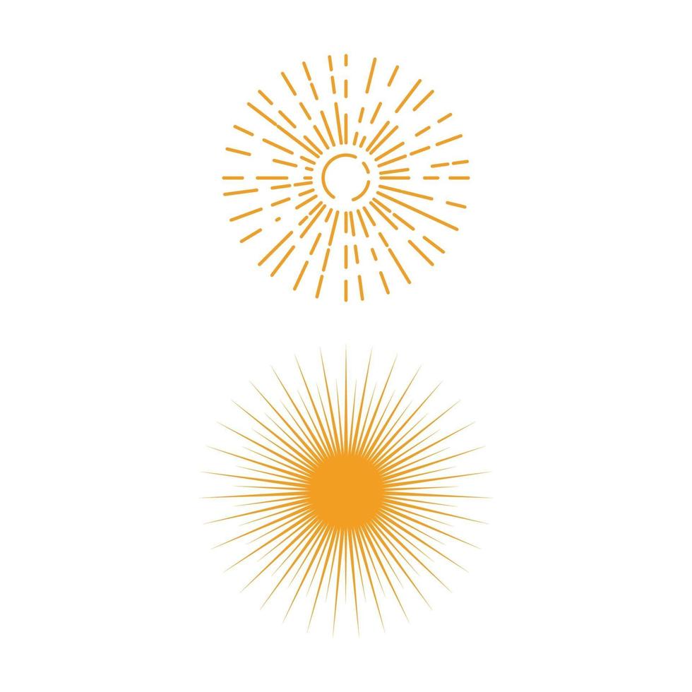 zonnestraal pictogram vector illustratie ontwerp