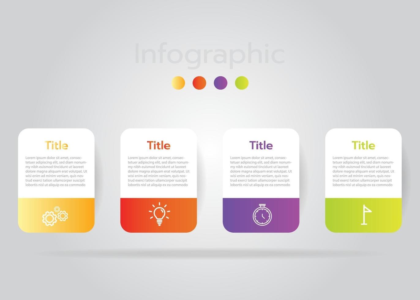 infographic sjabloon heeft stap of optie vector