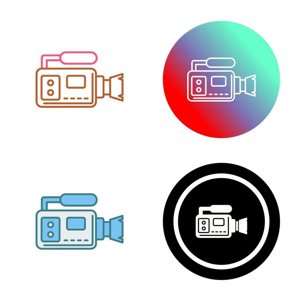 videocamera vector pictogram