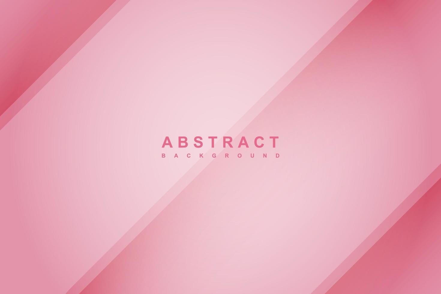 roze gradiëntachtergrond met diagonale papercutdecoratie vector