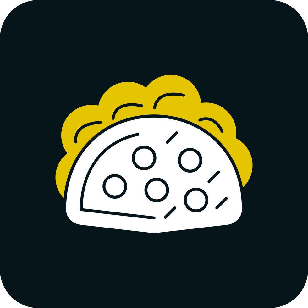 rundvlees taco's vector icoon ontwerp
