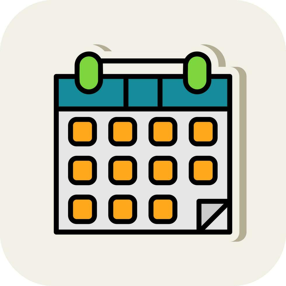 kalender vector icoon ontwerp