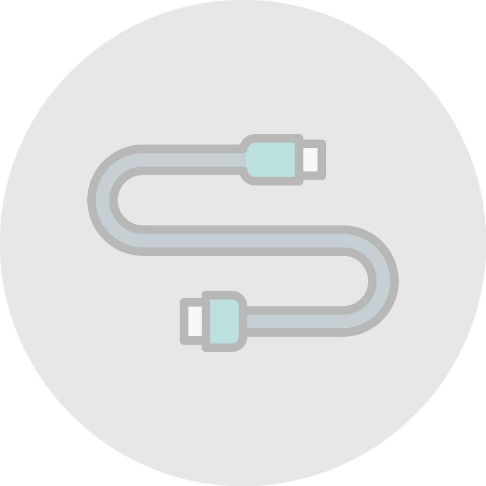 connector en kabel vector icoon ontwerp