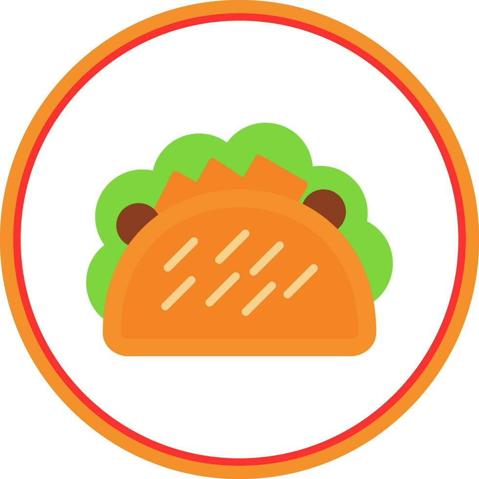 rundvlees taco's vector icoon ontwerp