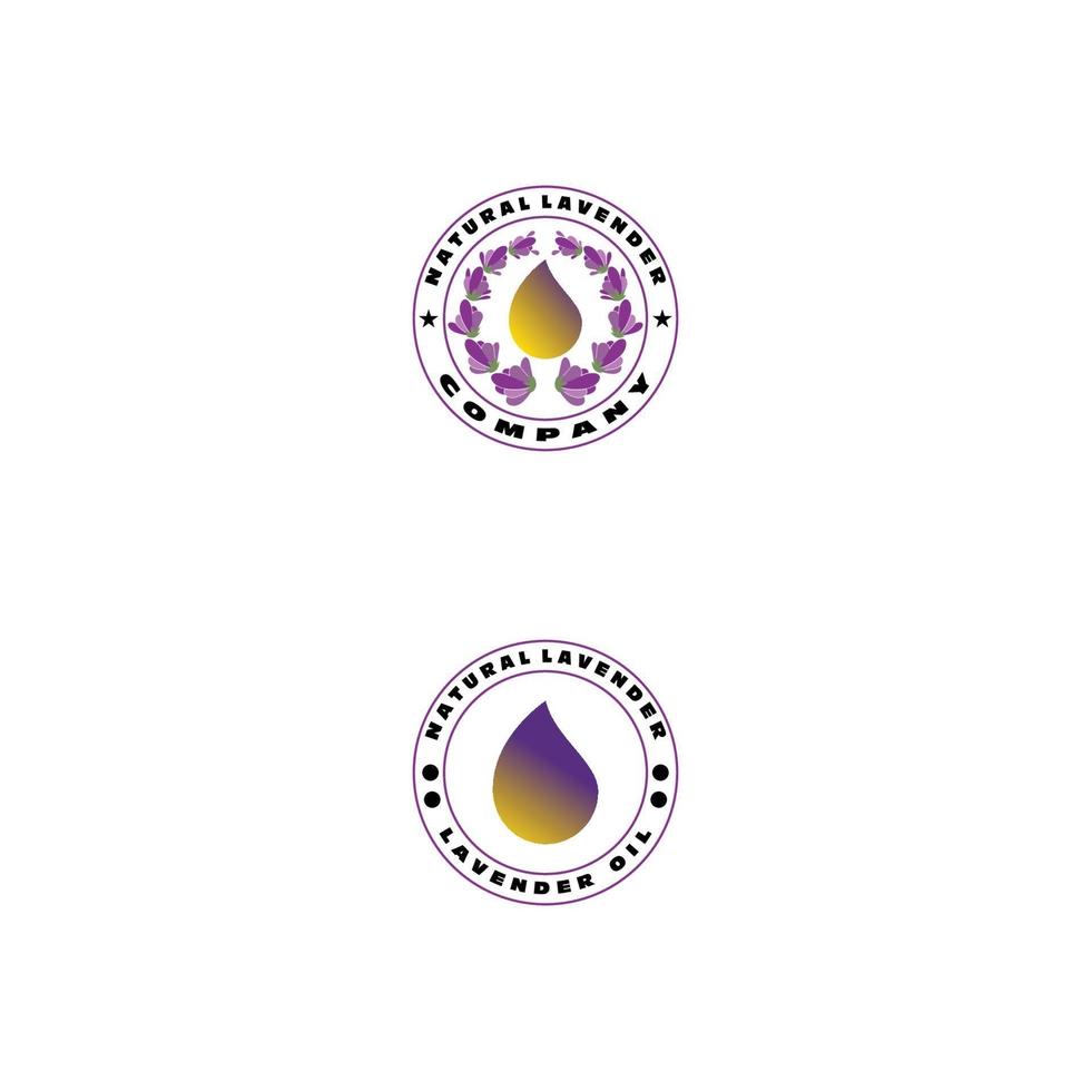 lavendel logo sjabloon vector symbool natuur