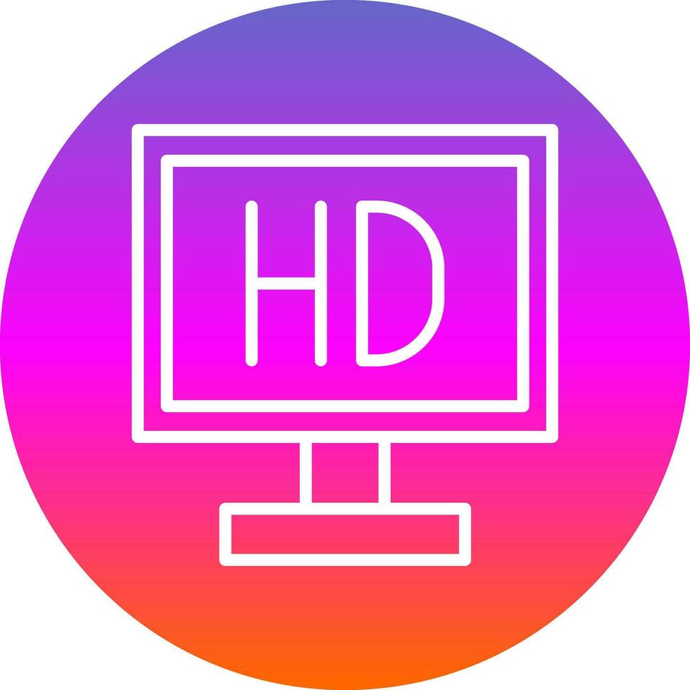 video Scherm vector icoon ontwerp