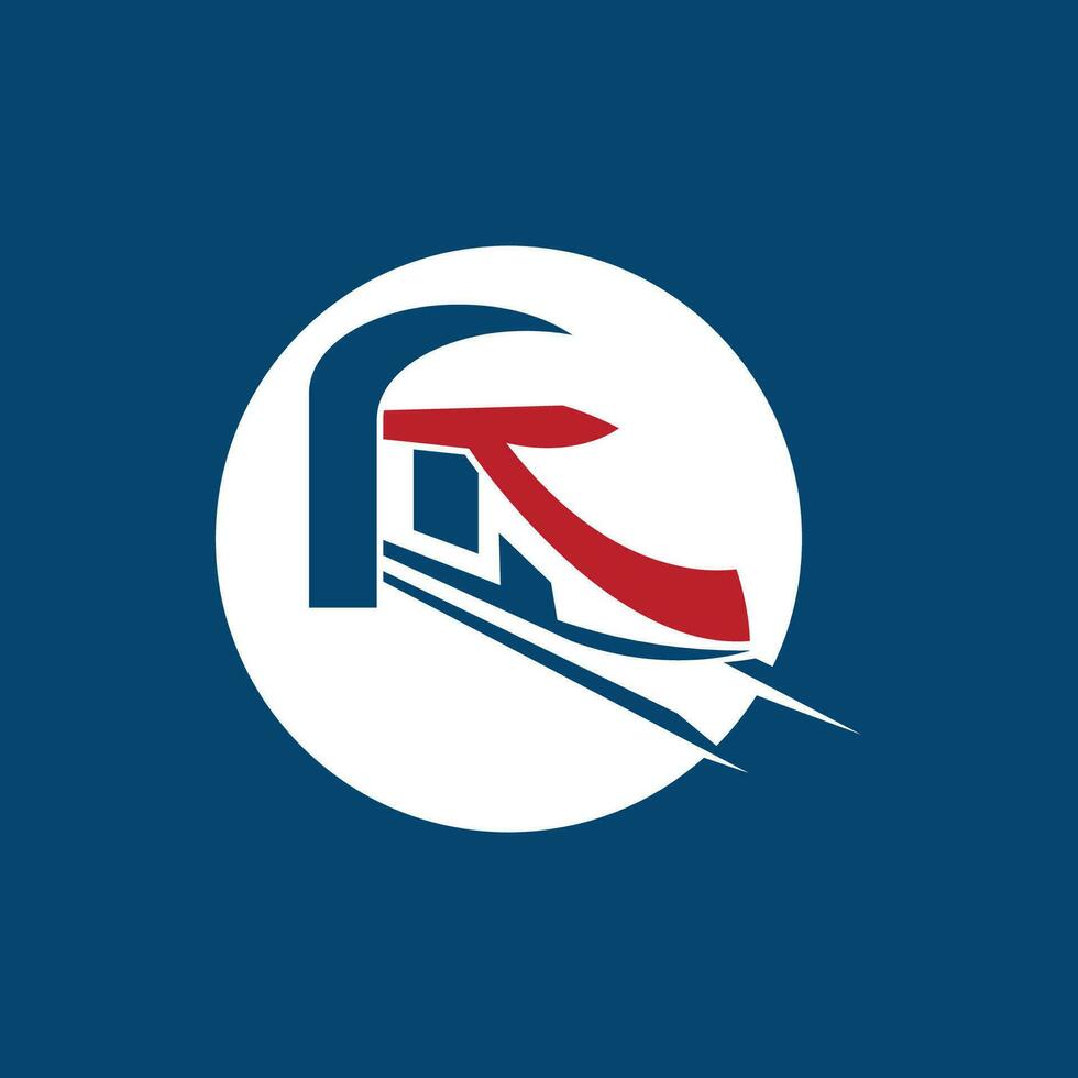snel trein icoon logo vector sjabloon
