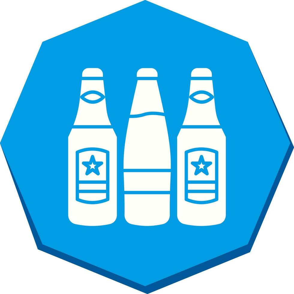 bier flessen vector icoon